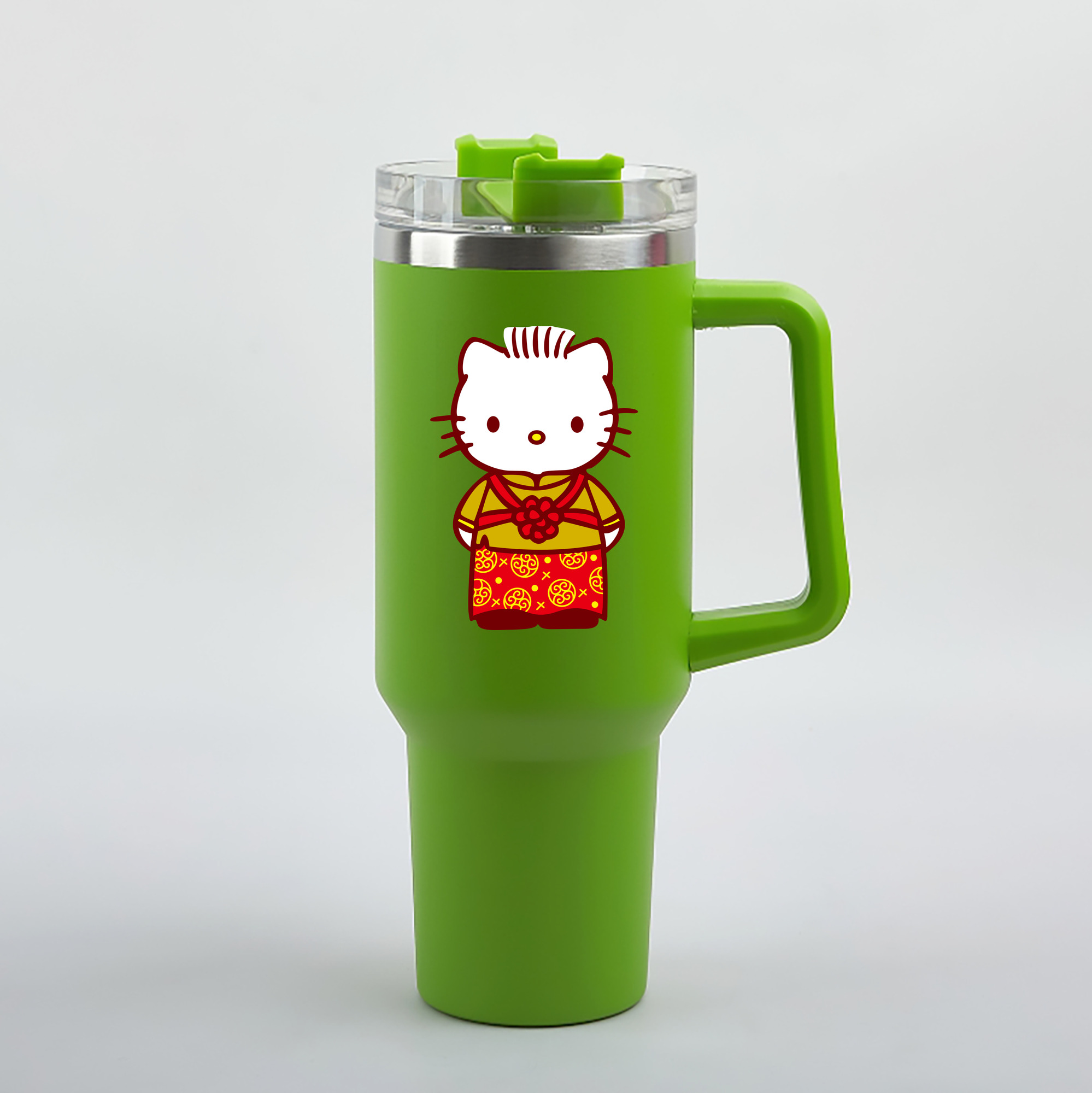 （画像用） Hello Kitty ハローキティ 1200mL車用タンブラー（カラープリント）